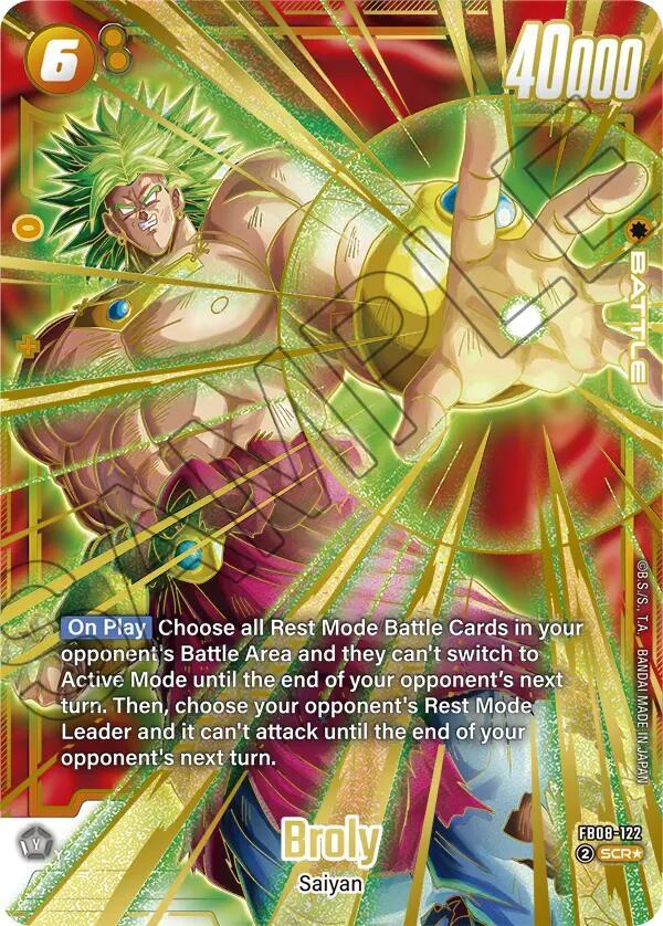 Broly - FB08-122 (Alternate Art) - Saiyan's Pride (FB08)