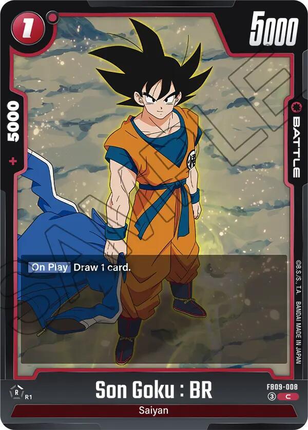 Son Goku: BR - FB09-008 Normal Common Dual Evolution FB09-008 NM