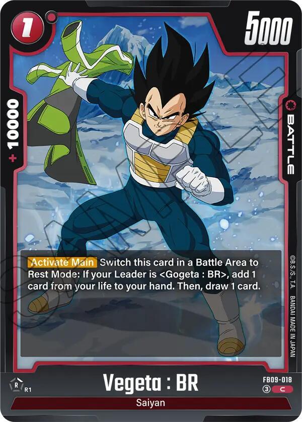 Vegeta: BR - FB09-018 Normal Common Dual Evolution FB09-018 NM