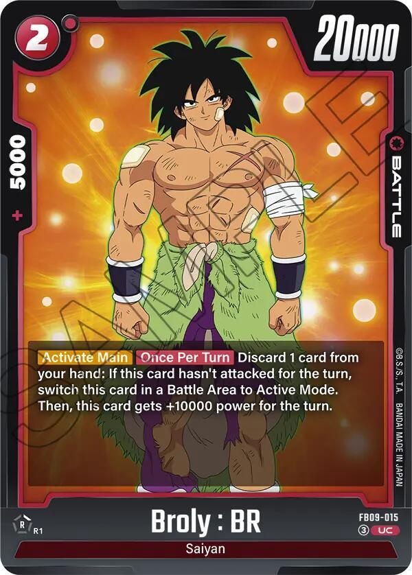Broly: BR Normal Uncommon Dual Evolution FB09-015 NM