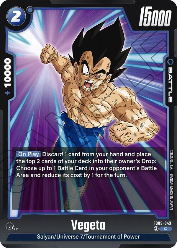 Vegeta - FB09-043 Normal Common Dual Evolution FB09-043 NM