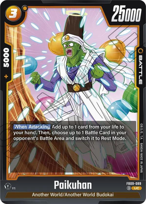 Paikuhan - FB09-089 Normal Uncommon Dual Evolution FB09-089 NM