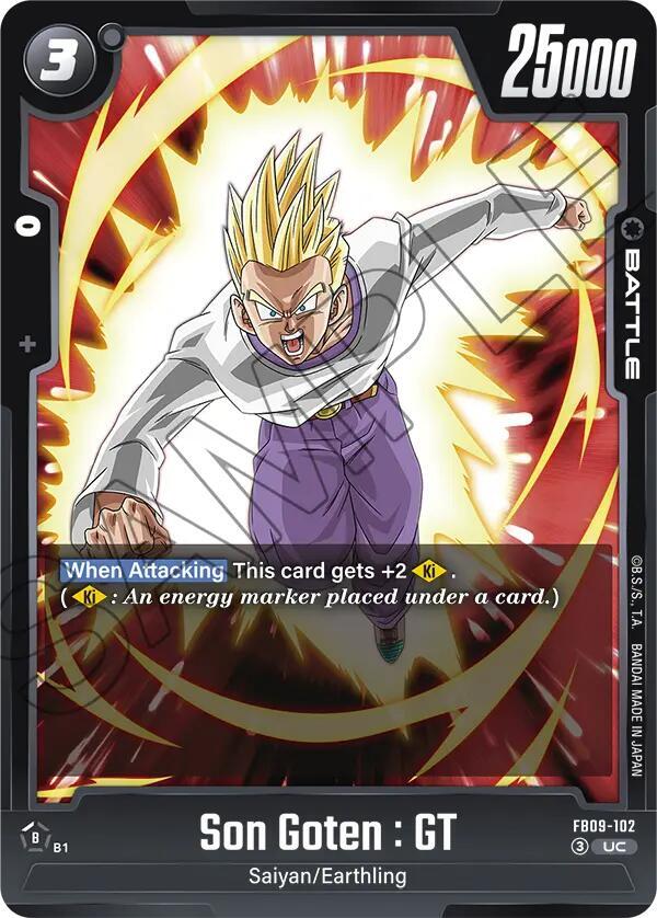 Son Goten: GT - FB09-102 Normal Uncommon Dual Evolution FB09-102 NM