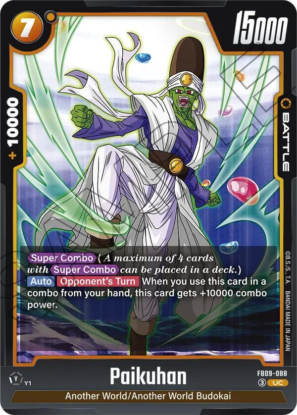 Paikuhan - FB09-088 Normal Uncommon Dual Evolution FB09-088 NM