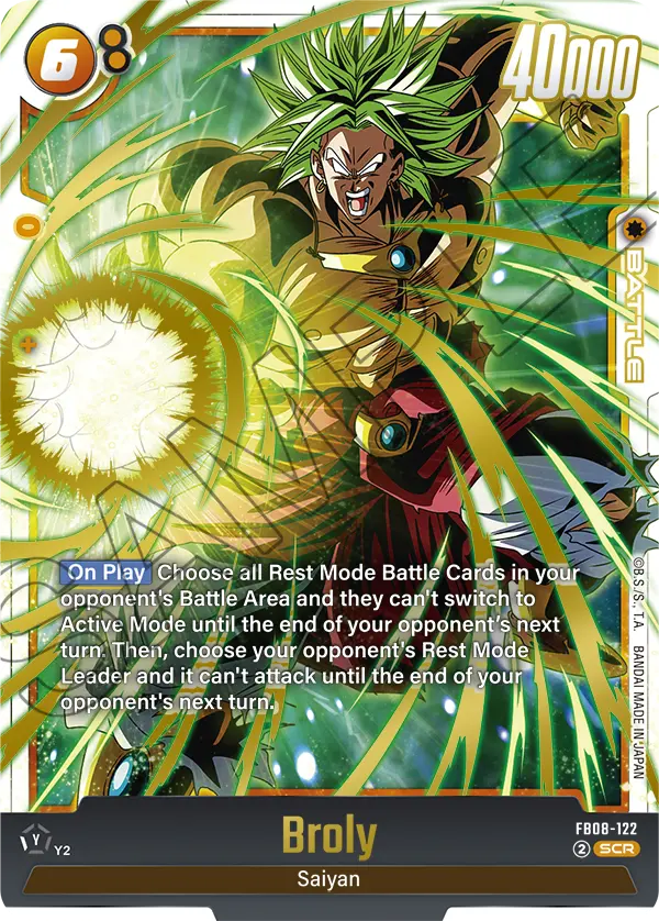 Broly -secret rare- FB08-122 - Saiyan's Pride (FB08)