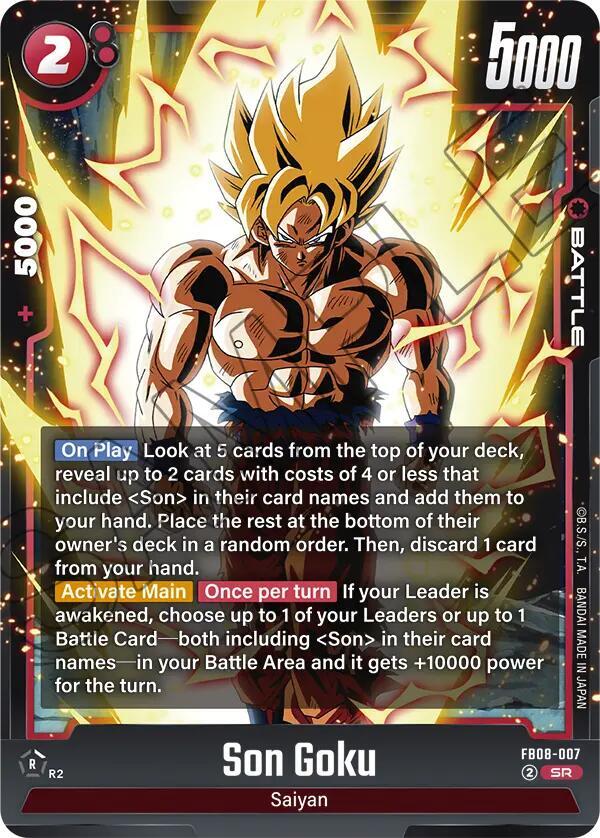 Son Goku - FB08-007 - Saiyan's Pride (FB08)