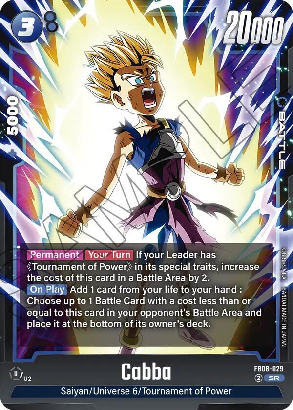 Cabba - FB08-029 - Saiyan's Pride (FB08)