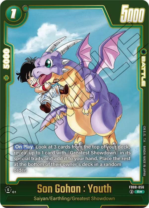 Son Gohan : Youth - FB08-056 (Alternate Art)