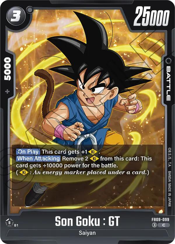 Son Goku: GT - FB09-099 Normal Common Dual Evolution FB09-099 NM