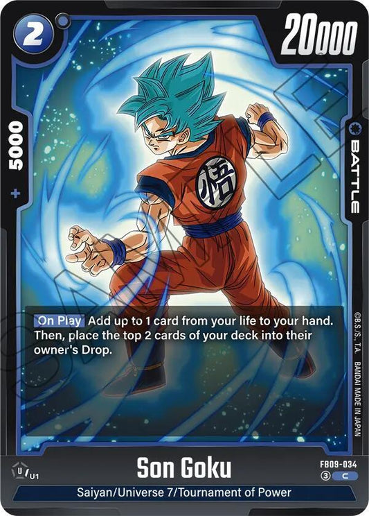 Son Goku - FB09-034 Normal Common Dual Evolution FB09-034 NM