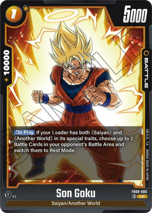 Son Goku - FB09-080 Normal Uncommon Dual Evolution FB09-080 NM
