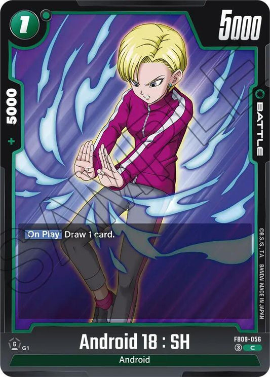 Android 18: SH Normal Common Dual Evolution FB09-056 NM