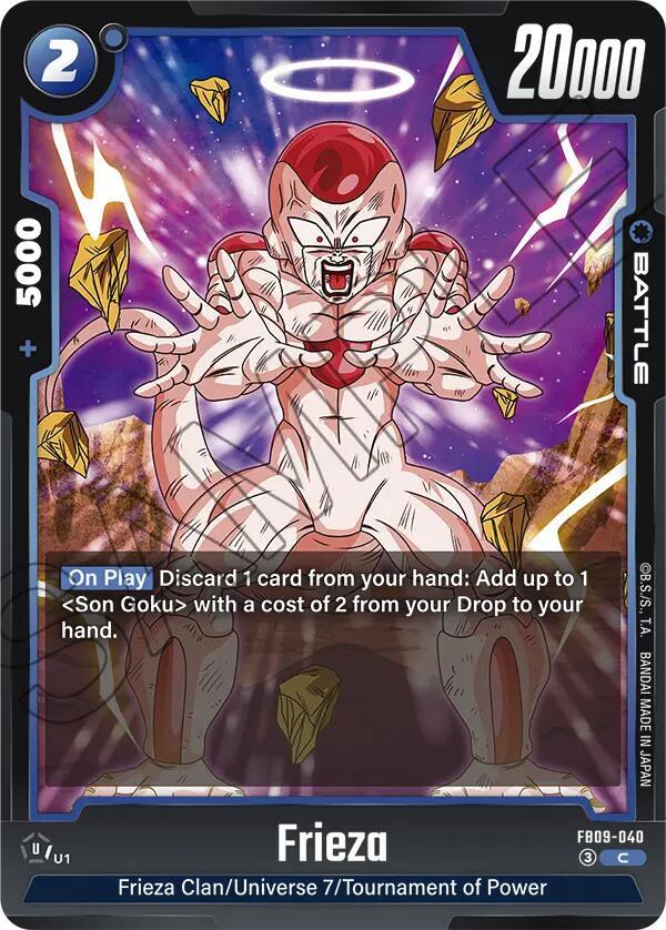 Frieza Normal Common Dual Evolution FB09-040 NM