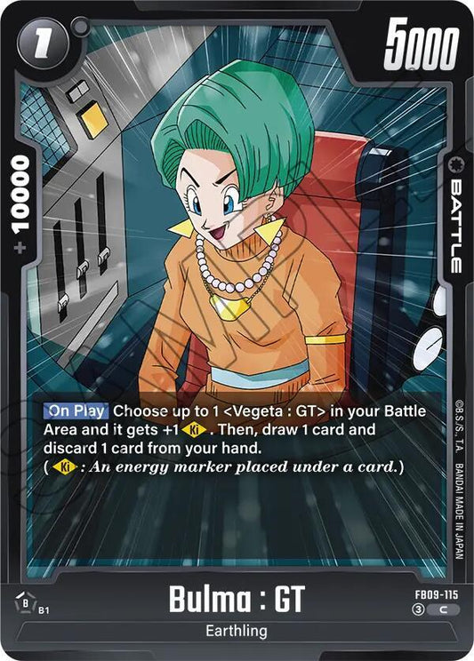 Bulma: GT Normal Common Dual Evolution FB09-115 NM