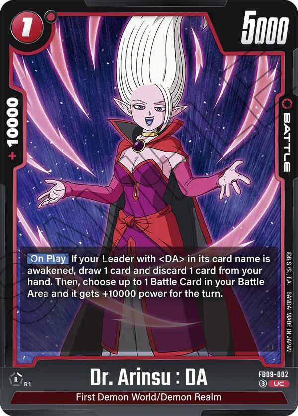Dr. Arinsu: DA Normal Uncommon Dual Evolution FB09-002 NM