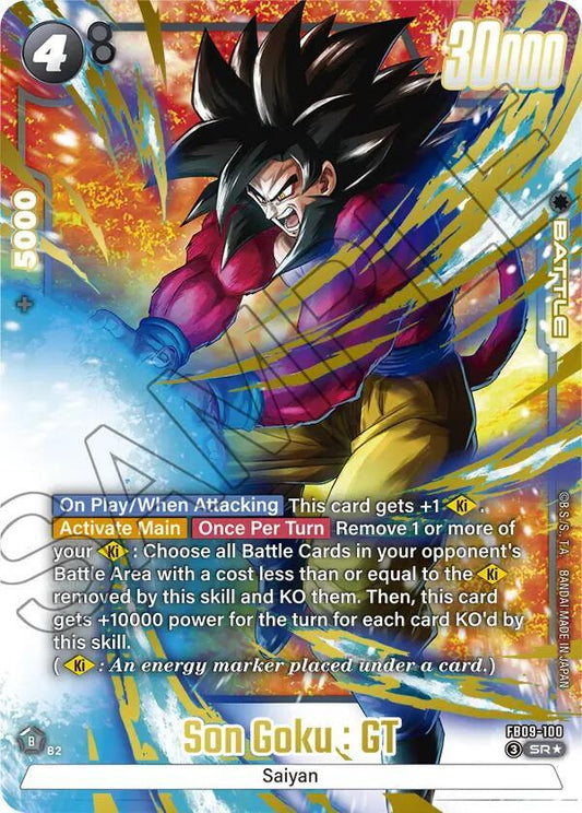 Son Goku: GT - FB09-100 (Alternate Art) Normal Super Rare Dual Evolution FB09-100 NM