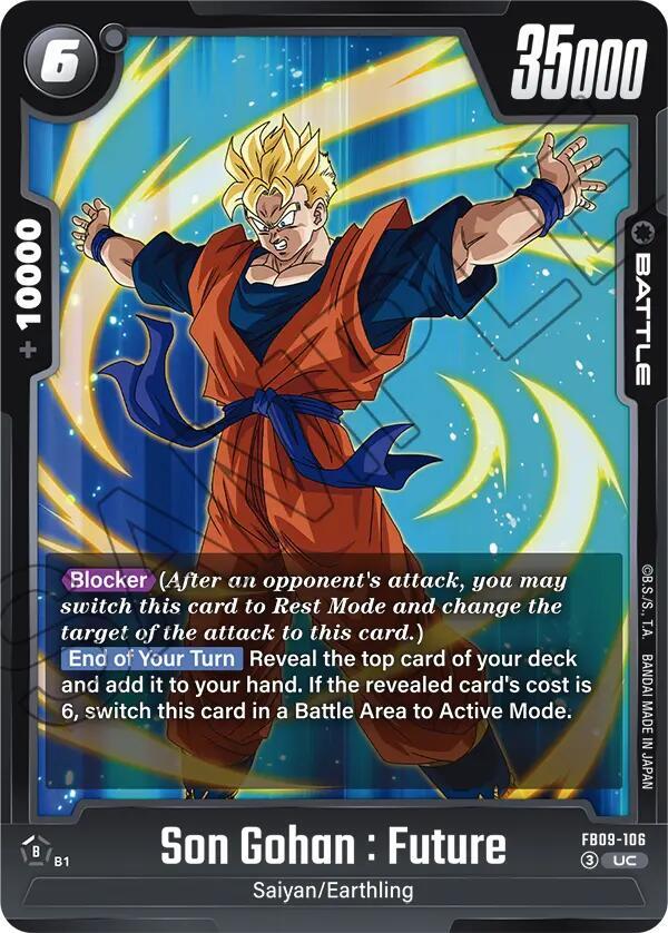 Son Gohan: Future Normal Uncommon Dual Evolution FB09-106 NM
