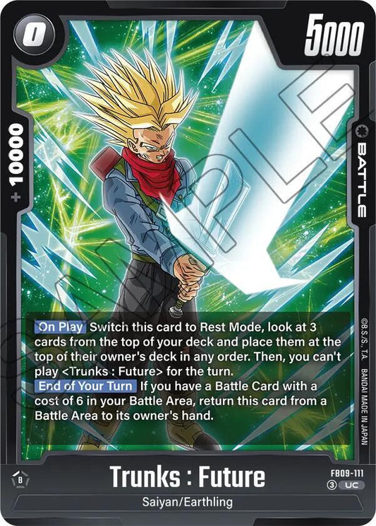 Trunks: Future Normal Uncommon Dual Evolution FB09-111 NM
