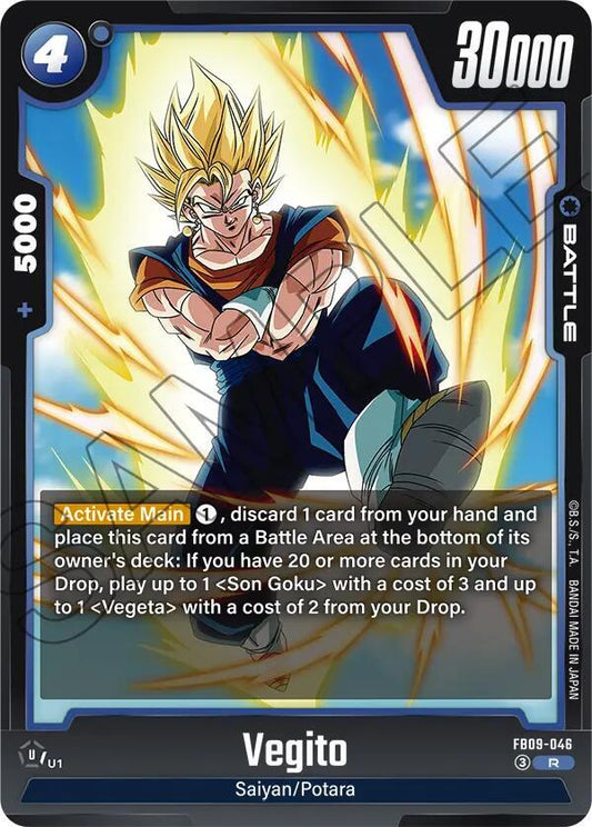 Vegito Normal Rare Dual Evolution FB09-046 NM