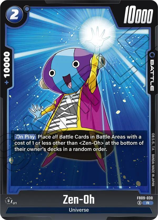 Zen-Oh - FB09-030 Normal Rare Dual Evolution FB09-030 NM