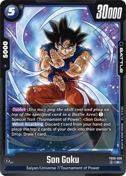 Son Goku - FB09-036 Normal Rare Dual Evolution FB09-036 NM