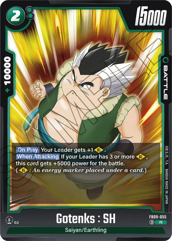 Gotenks: SH Normal Rare Dual Evolution FB09-055 NM