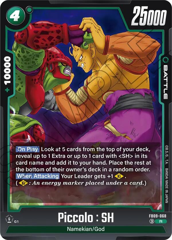 Piccolo: SH - FB09-068 Normal Rare Dual Evolution FB09-068 NM
