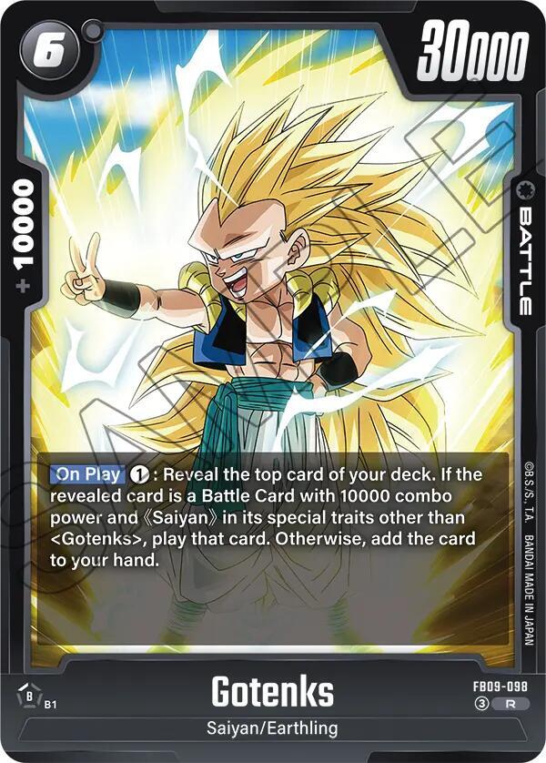 Gotenks - FB09-098 Normal Rare Dual Evolution FB09-098 NM
