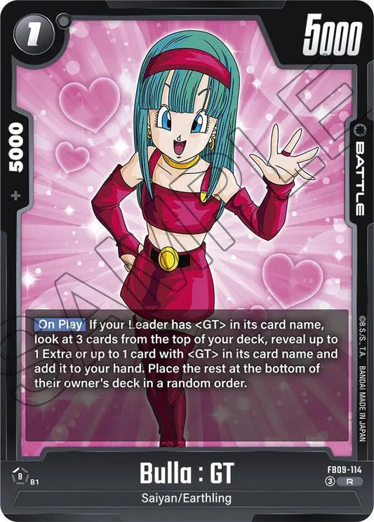 Bulla: GT Normal Rare Dual Evolution FB09-114 NM