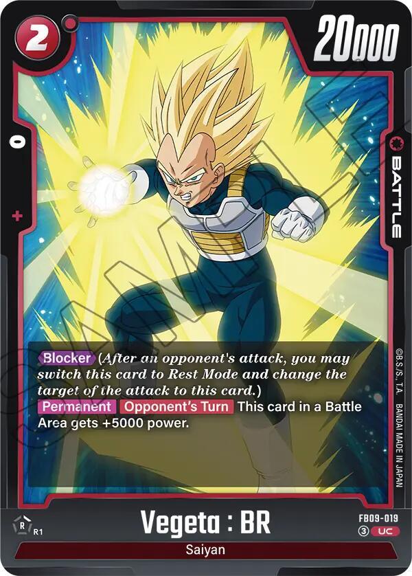 Vegeta: BR - FB09-019 Normal Uncommon Dual Evolution FB09-019 NM