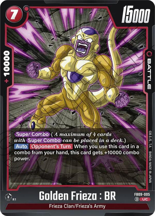Golden Frieza: BR Normal Uncommon Dual Evolution FB09-005 NM