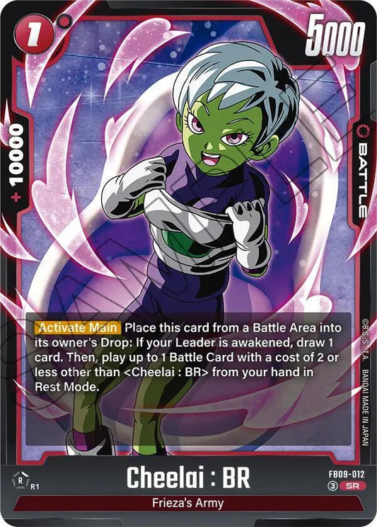 Cheelai: BR Normal Super Rare Dual Evolution FB09-012 NM