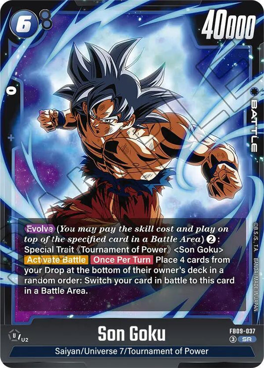 Son Goku - FB09-037 Normal Super Rare Dual Evolution FB09-037 NM