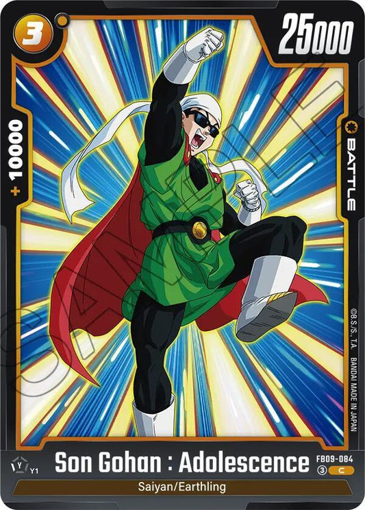 Son Gohan: Adolescence Normal Common Dual Evolution FB09-084 NM