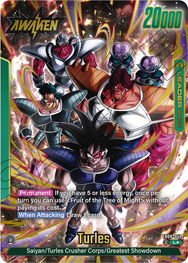 Turles - FB08-049 (Alternate Art) - Saiyan's Pride (FB08)