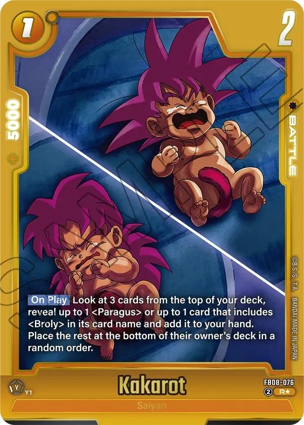 Kakarot - FB08-076 (Alternate Art) - Saiyan's Pride (FB08)