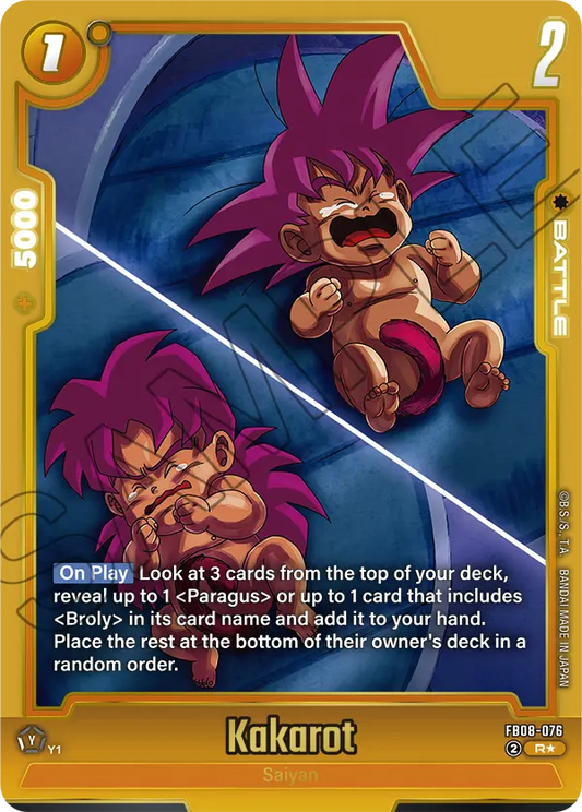Kakarot - FB08-076 (Alternate Art) - Saiyan's Pride (FB08)