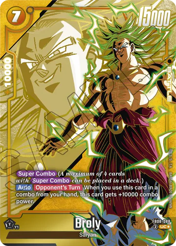 Broly - FB08-088 (Alternate Art) - Saiyan's Pride (FB08)