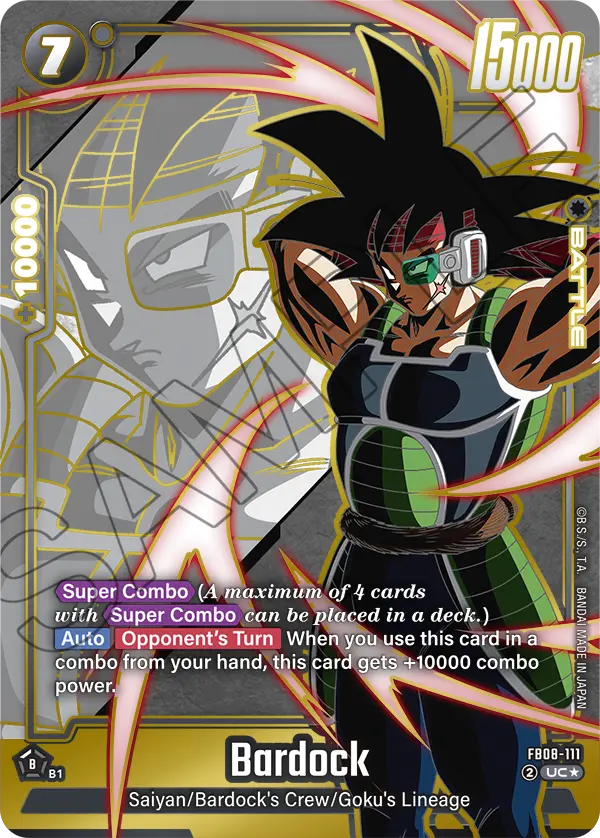 Bardock - FB08-111 (Alternate Art) - Saiyan's Pride (FB08)